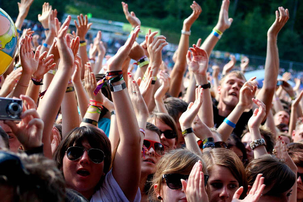 Gute Stimmung trotz Oasis-Absage: Rock am See.