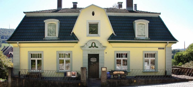 Der Hauseingang von der Bahnhofstrae her  | Foto: Elisabeth Willers
