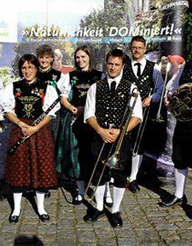 Der Musikverein Menzenschwand reprsen...lasier Land &#8211; auch musikalisch.   | Foto: BZ