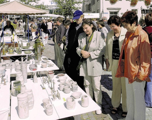 Der Hfinger Tpfermarkt lockt wieder.   | Foto: BZ