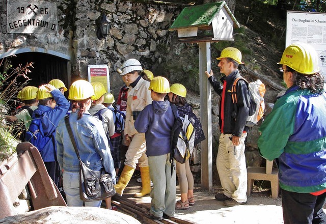 &#8222;Glck auf&#8220; hie es vor der Begehung der alten Stollen.   | Foto: Jrg Kozur