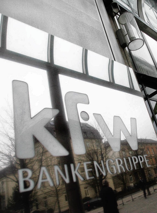 ber die KfW sollen die Staatsdarlehen zu den Banken gehen.  | Foto: DDP