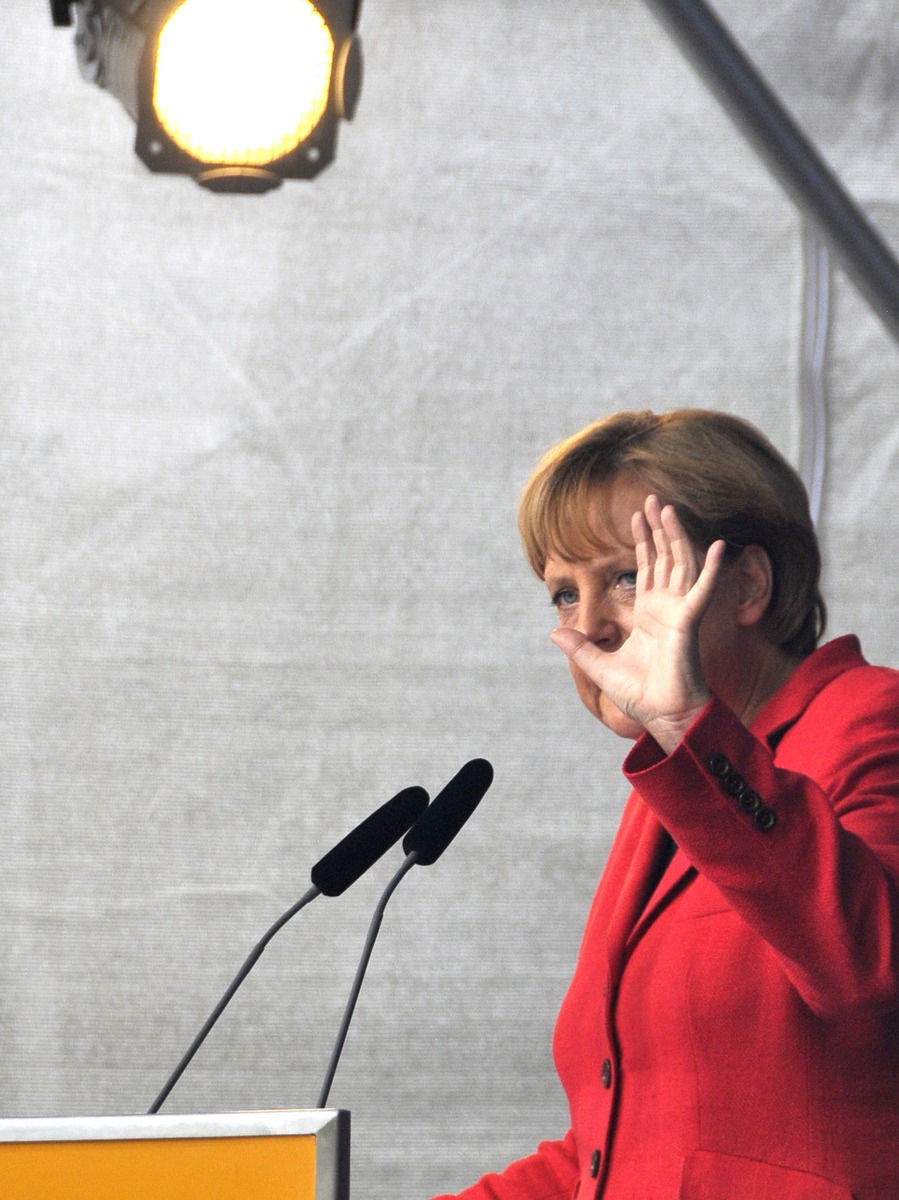 Wahlkampf-Marathon: Noch am Nachmittag wird Merkel in Pforzheim reden.
