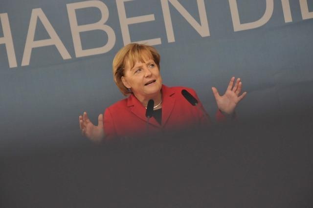 Fotos: Angela Merkel in Freiburg