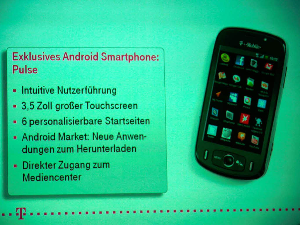 Pressekonferenz der Deutschen Telekom: Neues exklusives Android-Handy