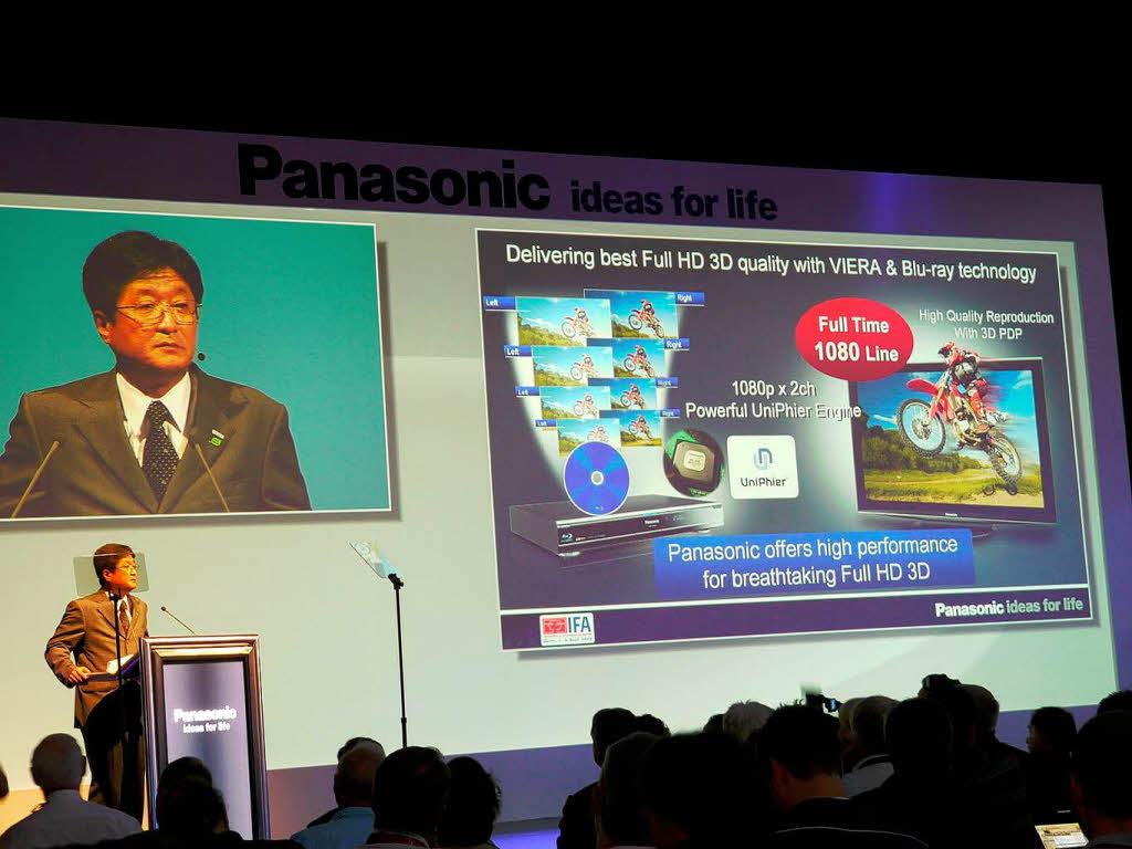 Panasonic hat den kompletten Workflow fr das heimische 3-D-Kino inklusive 3-D-Blu-ray-Player parat