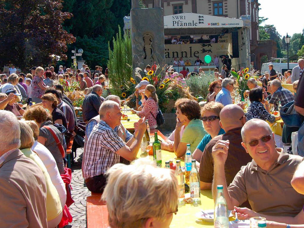 Bis zu 12000 Menschen  waren in Badenweiler, schtzt der Veranstalter.