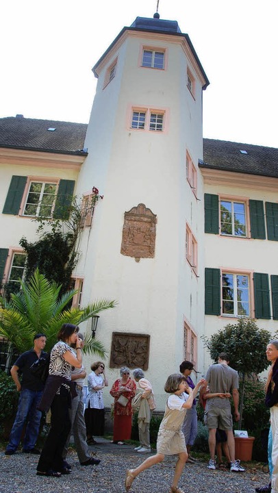 Sehr begehrt: Fhrungen durch das Bad Krozinger Schloss  | Foto: Susanne Mller