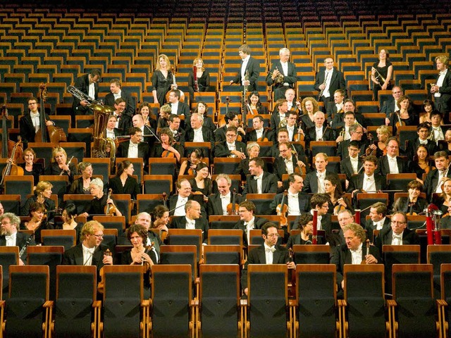 Das SWR-Sinfonieorchester (im Bild) un...hen Schallplattenkritik ausgezeichnet.  | Foto: Veranstalter / Klaus Polkowski