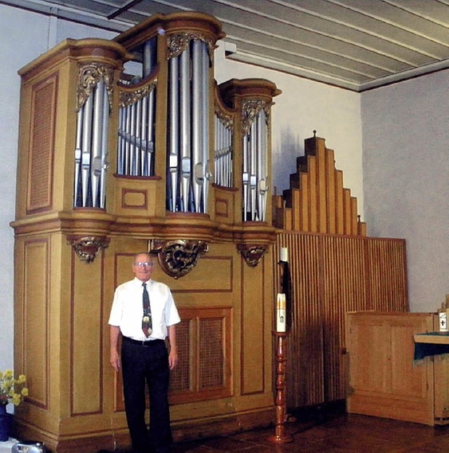 Zurzeit stumm ist die alte Orgel der Marzeller Martinskirche.  | Foto: Kann