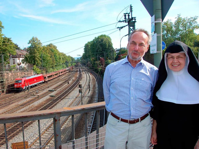 Manfred Wahl und Schwester Martina Mer...nti-Bahn-Brgerbewegung am Oberrhein.   | Foto: Burgmaier