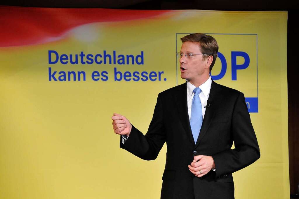 Guido Westerwelle in Freiburg.