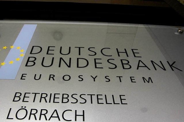 Bundesbank schliet Lrracher Filiale bis 2012