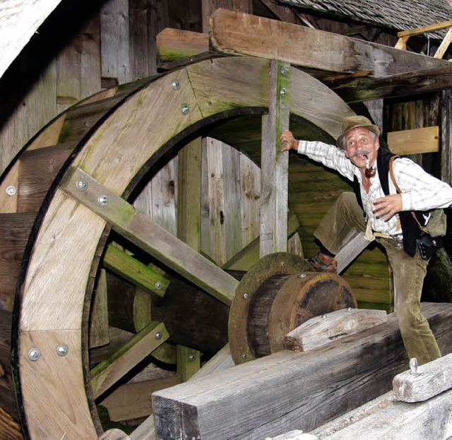 &#8222;De Sger Alis&#8220; an der Frhnder Klopfsge.   | Foto: Hartenstein