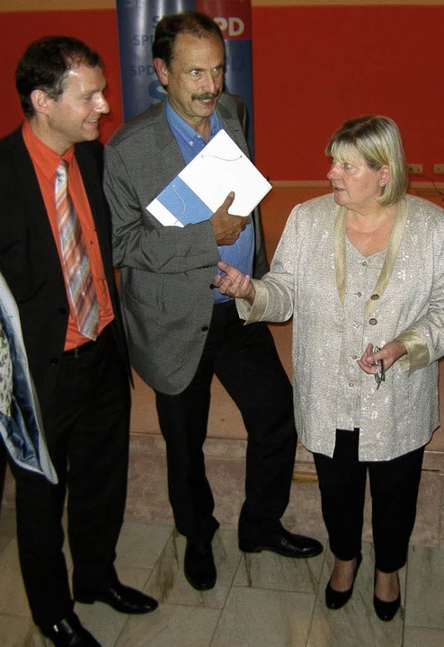 Patientenbeauftragte Helga Khn-Mengel...rd Wolf und Matthias Lebert (v.  r.).   | Foto: heike armbruster