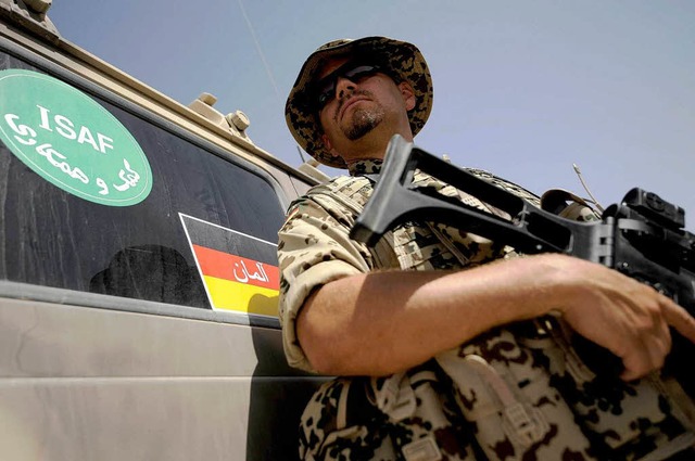 Die deutsche Bundeswehr im Einsatz in Afghanistan.  | Foto: ddp