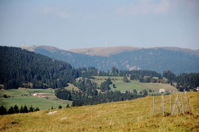 Blick von der Raitenbucher Hhe auf das Feldbergmassiv  | Foto: Ralf Morys