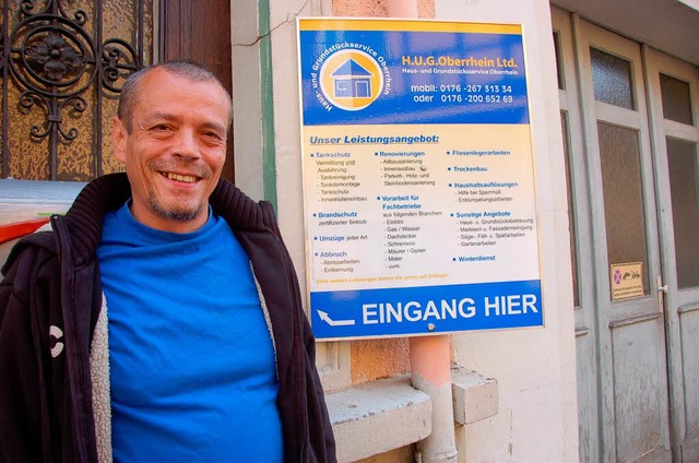 Hans-Peter Hermann hat seine Lektion g...e leitet er sein eigenes Unternehmen.   | Foto: Ralf Burgmaier