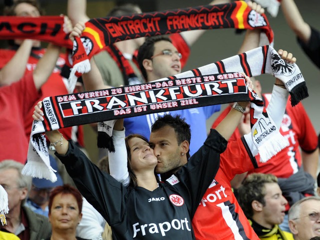 Frankfurter Fans.  | Foto: ddp