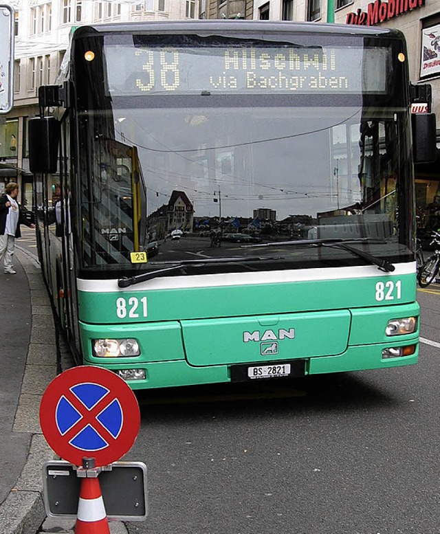 Die neue Verbindung knnte beispielsweise mit der Buslinie 38 erfolgen.   | Foto: Andrea Drescher