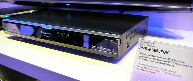 Die Blu-ray hat sich als Nachfolgemedi... die ersten fertigen Consumer-Recorder  | Foto: Hans P. Whler