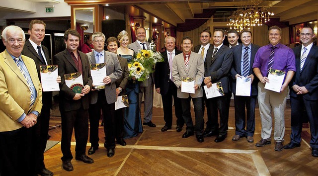 Sieger und Platzierte der &#8222;Top Ten Sptburgunder&#8220;  | Foto: pr