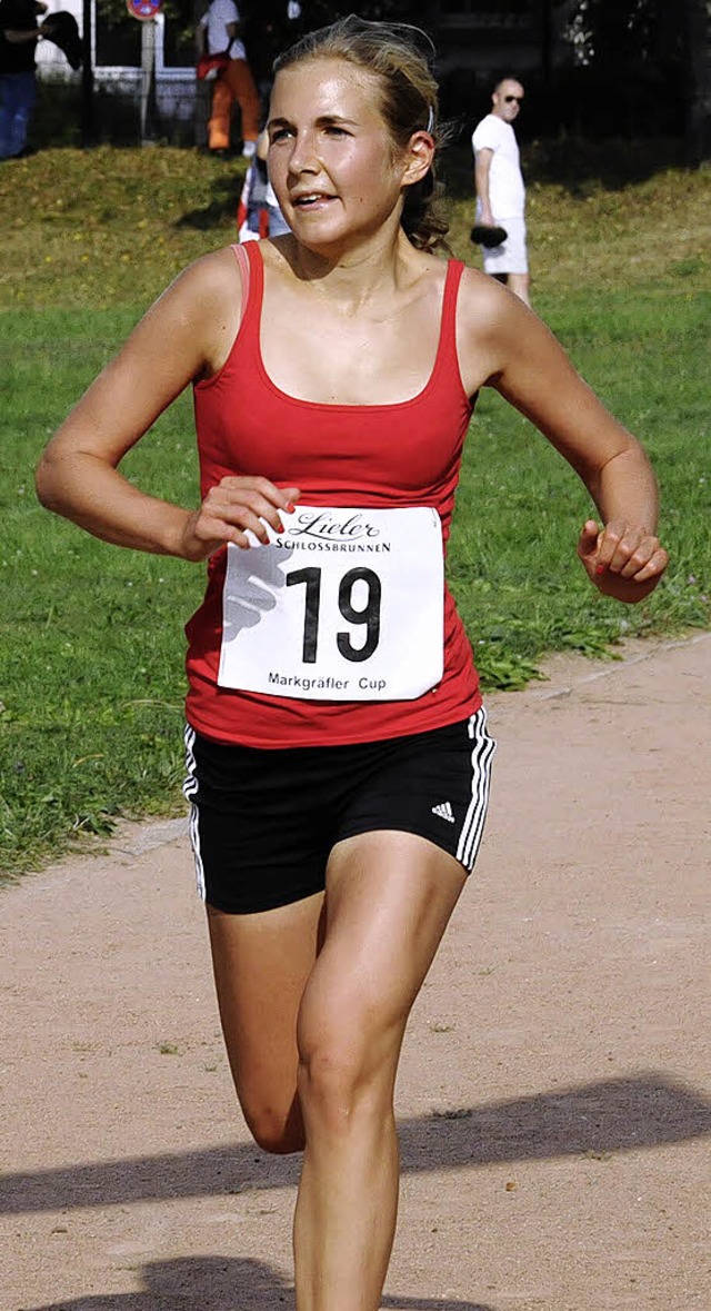 Die schnellste Frau: Lea Dppe aus Heitersheim   | Foto: Volker Mnch