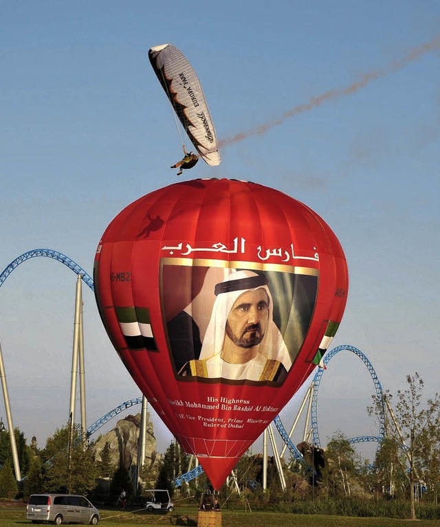 Beim Ballonfestival  in Rust ist auch ...inigten Arabischen Emiraten am Start.   | Foto: Europa-Park