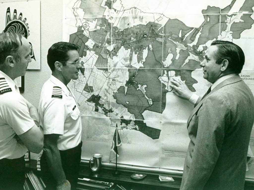 1980: Mit Vertretern der kanadischen Streitkrfte