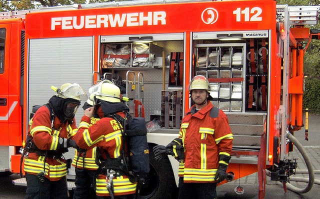 Auf die Feuerwehr muss Verlass sein, d... Brandbekmpfung immer wieder gebt.    | Foto: Feuewehr Weil am Rhein