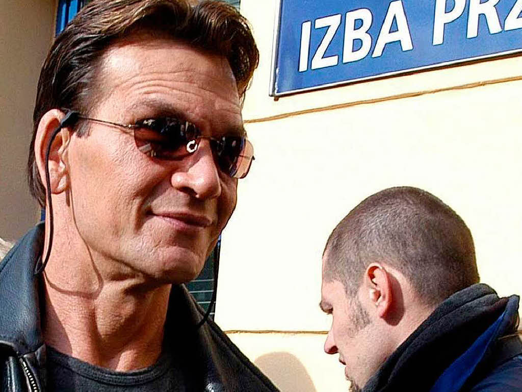 Swayze mit Sonnenbrille, 2004.