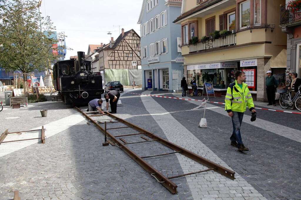 Das Bhnle ist in Lahr angekommen