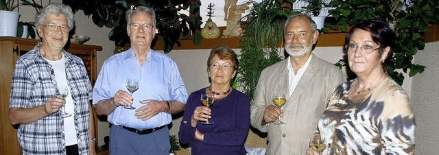 Treue Feriengste: Von links Maria Wei...er Franz Spth und Ursula Leidreiter    | Foto: Roland Vitt