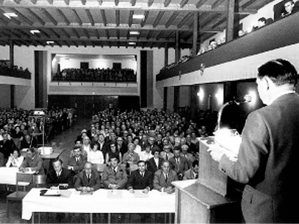 1961: Rede zur ersten Wiederwahl als Oberbrgermeister