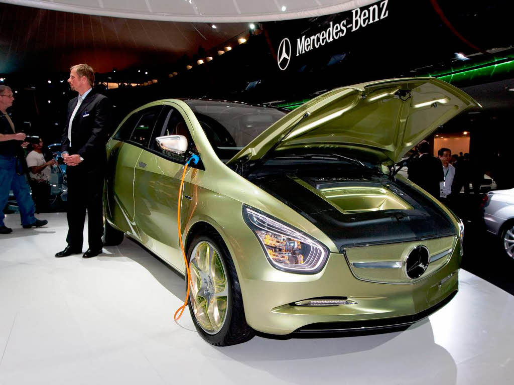 BlueZERO E-Cell Plus, eine Elektroauto-Studie  von Mercedes-Benz