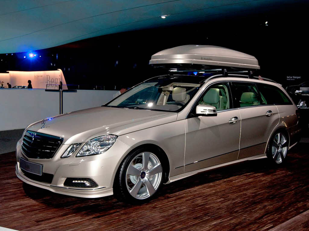 Die Kombi-Version der Mercedes E-Klasse hat auf der IAA seine Weltprmiere