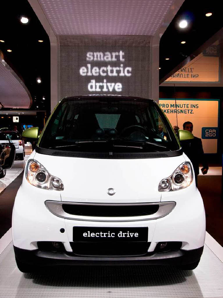 Der Elektro-Smart Fortwo Electric Drive mit Lithium-Ionen-Batterie
