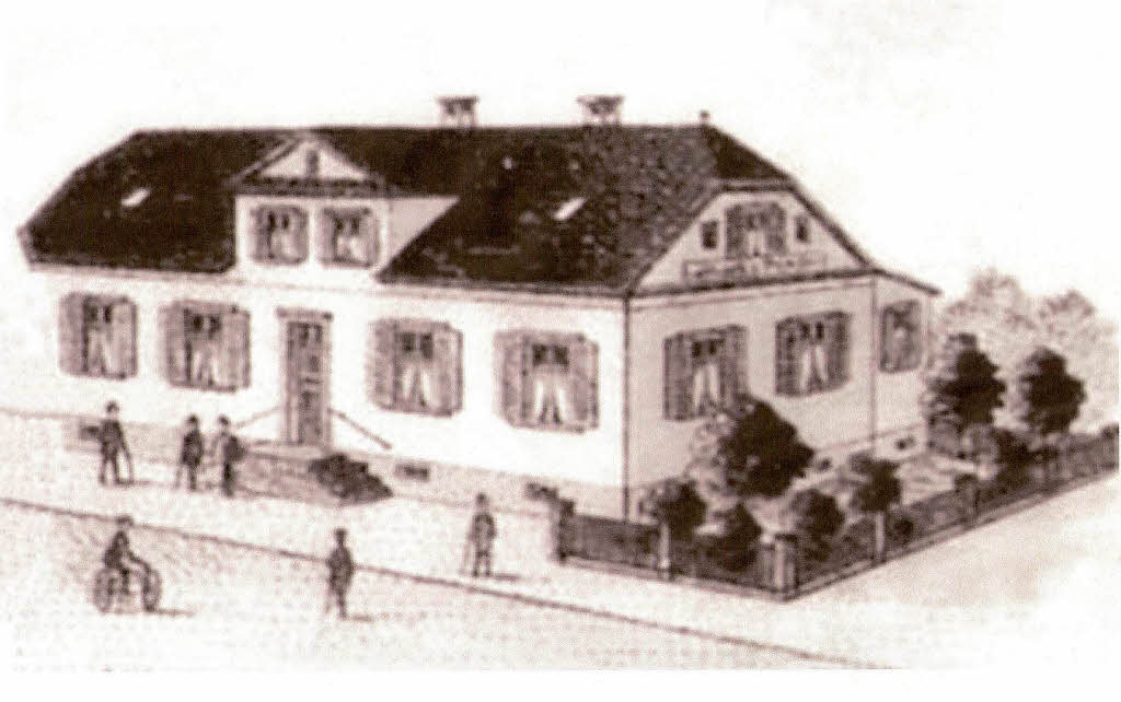 Das Gasthaus Prinzen in der Hauptstrae war frher die katholische Schule.