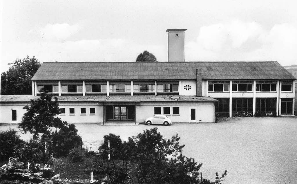 Die Festhalle Ichenheim 1956.