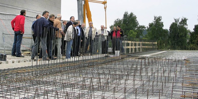 ber den Baufortschritt an der neuen S... die betroffenen Vereine informieren.   | Foto: Martin Wunderle