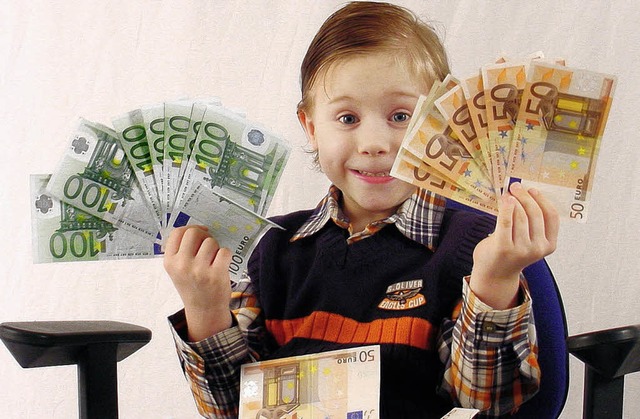 Kinderleicht ist es, so viel Geld auszugeben.  | Foto: fotolia