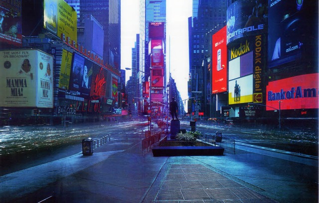 Gespenstische Metropole: Acht-Stunden-...htung am Broadway in   New York, 2005   | Foto: ATTA KIM/Hatje Cantz