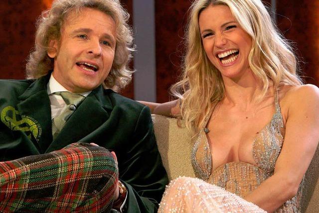 Freiburg: Michelle Hunziker moderiert mit Gottschalk