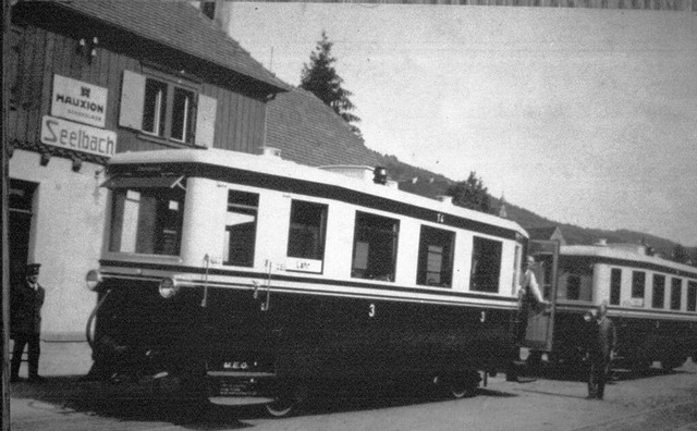 Das Bhnli am Bahnhof in Seelbach  | Foto: BZ-Archiv/Privat