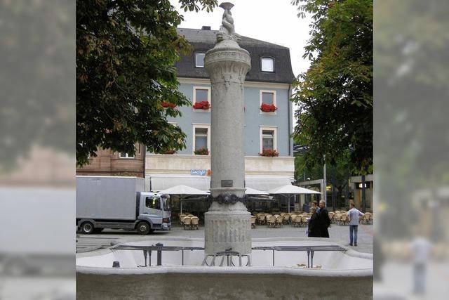 Brunnen frisch renoviert