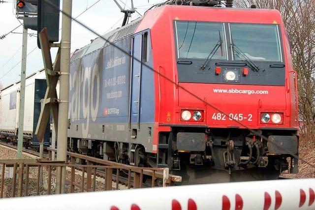 Bewegung bei der Rheintalbahn