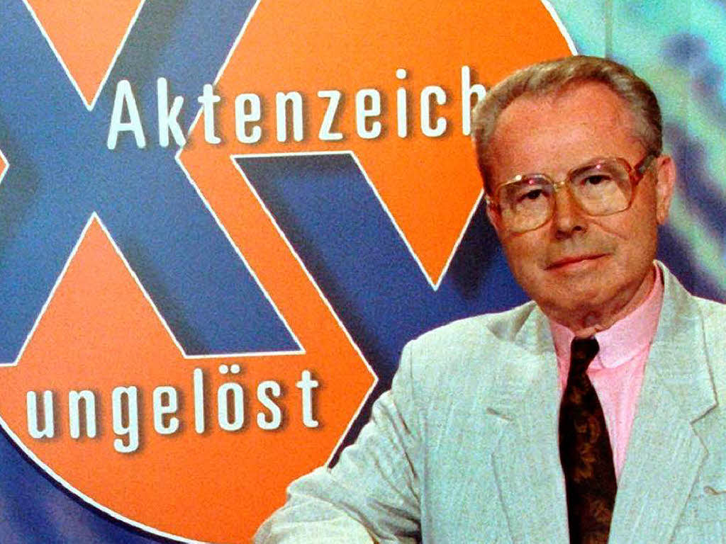 TVUrgestein Eduard Zimmermann ist tot Panorama Badische Zeitung