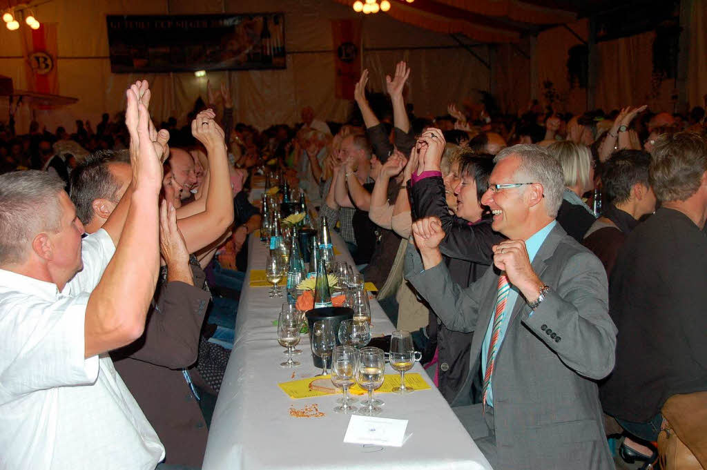 Ein Forum fr den Auggener Wein mit buntem Rahmenprogramm bot das 54. Winzerfest in Auggen. <?ZP?>
