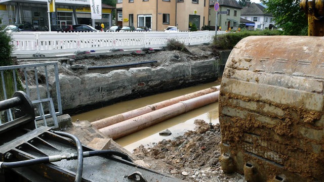 Brckenerneuerung an der Freiburger Brgerwehrstrae   | Foto: Eberhard Weiss