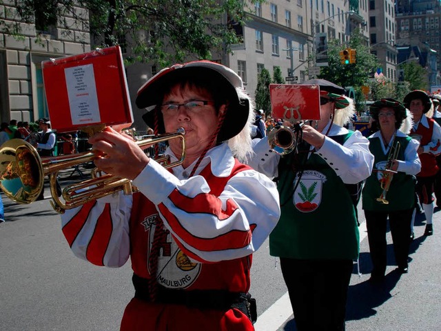 &#8222;Absolut berwltigend&#8220;:  ...en den Marsch durch Upper Manhattan.    | Foto: Robert Bergmann